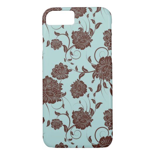 Blumenmuster Case-Mate iPhone Hülle (Rückseite)
