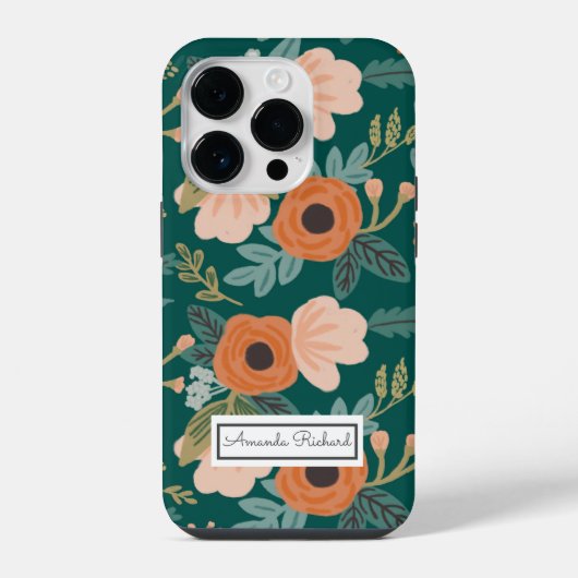 Blumenmuster Case-Mate iPhone-Hülle iPhone Hülle (Rückseite)