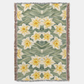 Blumenmuster Daffodische Blume Decke (Vorderseite Vertikal)