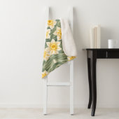 Blumenmuster Daffodische Blume Sherpadecke (Beispiel)