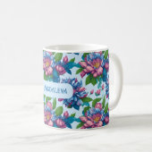 Blumenmuster: Dahlienzauber - Kaffeetasse (VorderseiteRechts)