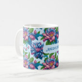 Blumenmuster: Dahlienzauber - Kaffeetasse (Vorderseite Links)