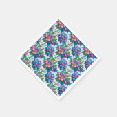 Blumenmuster: Dahlienzauber -  Serviette (Ecke)