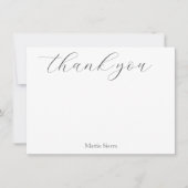 Blumenmuster Dankeskarte (Vorderseite)