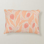 Blumenmuster Dekokissen (Rückseite)