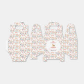 Blumenmuster der Babydusche Pony Carousel Geschenkschachtel (Ungefaltet)
