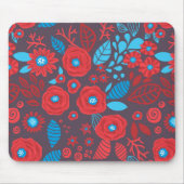 Blumenmuster der Doodle Mousepad (Vorne)