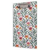 Blumenmuster der Folklorekunst Klemmbrett (Links)