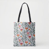 Blumenmuster der Folklorekunst Tasche (Vorderseite)