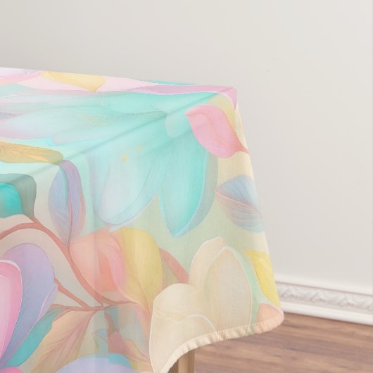 Blumenmuster der Pastelfeder 04 Tischdecke (Beispiel)