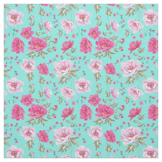 Blumenmuster der Vintagen Rose des Chic hellen Stoff (Muster)