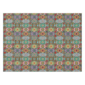 Blumenmuster des bunten ovalen verschiedenen tischdecke (Vorderseite (Horizontal))