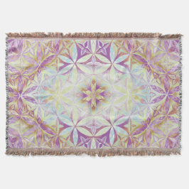 Blumenmuster des Lebens Decke