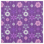 Blumenmuster des niedlichen retro dunklen lila stoff (Muster)