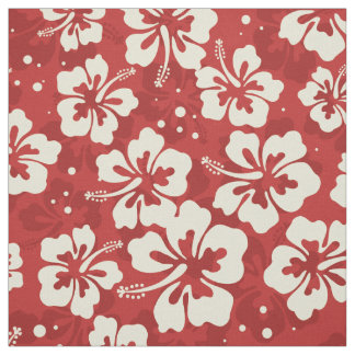 Blumenmuster des tropischen hawaiianischen Hibisku Stoff