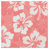 Blumenmuster des tropischen hawaiianischen Hibisku Stoff (Nahaufnahme)