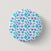 Blumenmuster Design-36566 Button (Vorderseite)