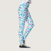 Blumenmuster Design-36566 Leggings (Rechts)