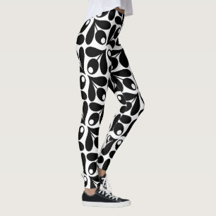 Blumenmuster-Design Leggings