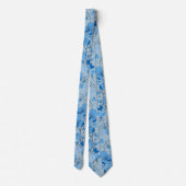 Blumenmuster Design Necktie - Hochzeiten/Groß Krawatte (Rückseite)
