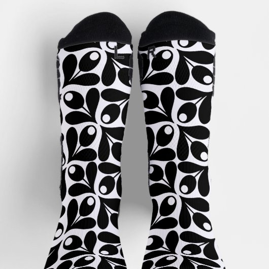 Blumenmuster-Design Socken (Oben)