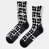 Blumenmuster-Design Socken (Links)
