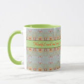 Blumenmuster-Design Tasse (Links)