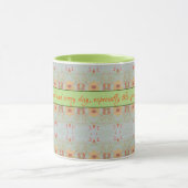 Blumenmuster-Design Tasse (Zentrum)
