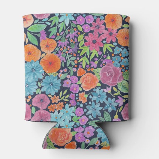 Blumenmuster Dosenkühler (Rückseite)