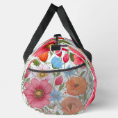 Blumenmuster Duffle Bag (Rechts)