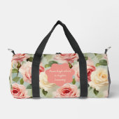 Blumenmuster Duffle Bag (Vorderseite)