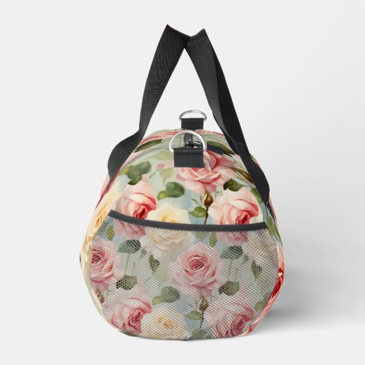 Blumenmuster Duffle Bag (Rechts)