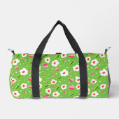 Blumenmuster Duffle Bag (Vorderseite)