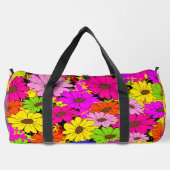 Blumenmuster Duffle Bag (Rückseite)