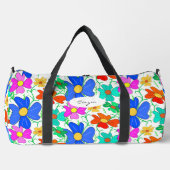 Blumenmuster Duffle Bag (Vorderseite)