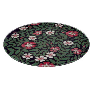 Blumenmuster durch J. Owen, 1863 Schneidebrett