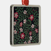 Blumenmuster durch J. Owen, 1863 Silbernes Ornament (Rechts)