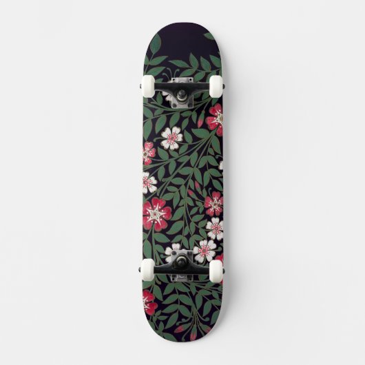 Blumenmuster durch J. Owen, 1863 Skateboard (Vorderseite)