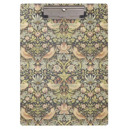 Blumenmuster durch William Morris - Klemmbrett (Vorderseite)
