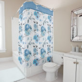 Blumenmuster Duschvorhang (Beispiel)
