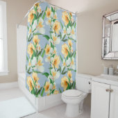 Blumenmuster Duschvorhang (Beispiel)