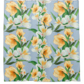 Blumenmuster Duschvorhang (Vorderseite)