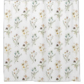 Blumenmuster Duschvorhang (Vorderseite)