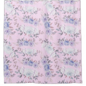 Blumenmuster-Duschvorhang Duschvorhang (Vorderseite)