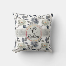 Blumenmuster: Ein Atemberaubendes Wasserfarbmuster Kissen