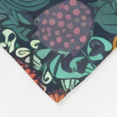 Blumenmuster, ein Bouquet farbenfroher Blume Fleecedecke (Ecke)