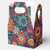 Blumenmuster, ein Bouquet farbenfroher Blume Geschenkschachtel (Geöffnet)