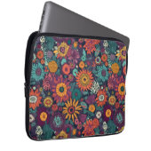 Blumenmuster, ein Bouquet farbenfroher Blume Laptopschutzhülle (Vorne Rechts)