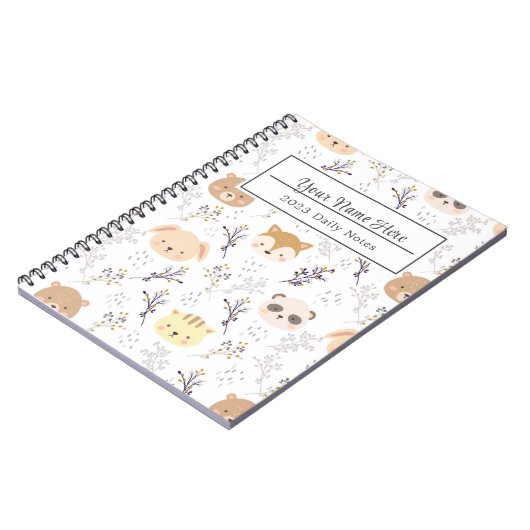 Blumenmuster, ein Bouquet farbenfroher Blume Notizblock (Linke Seite)