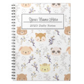 Blumenmuster, ein Bouquet farbenfroher Blume Notizblock (Vorderseite)